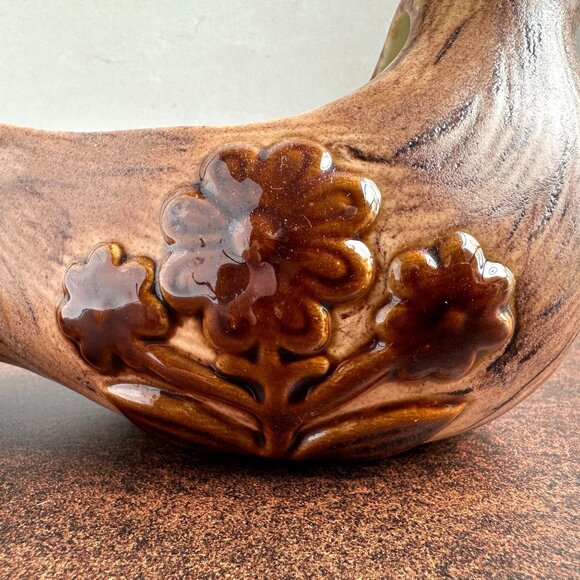 Mid Century Ceramic Bird Planter 8 Inch - Picture 3 of 10